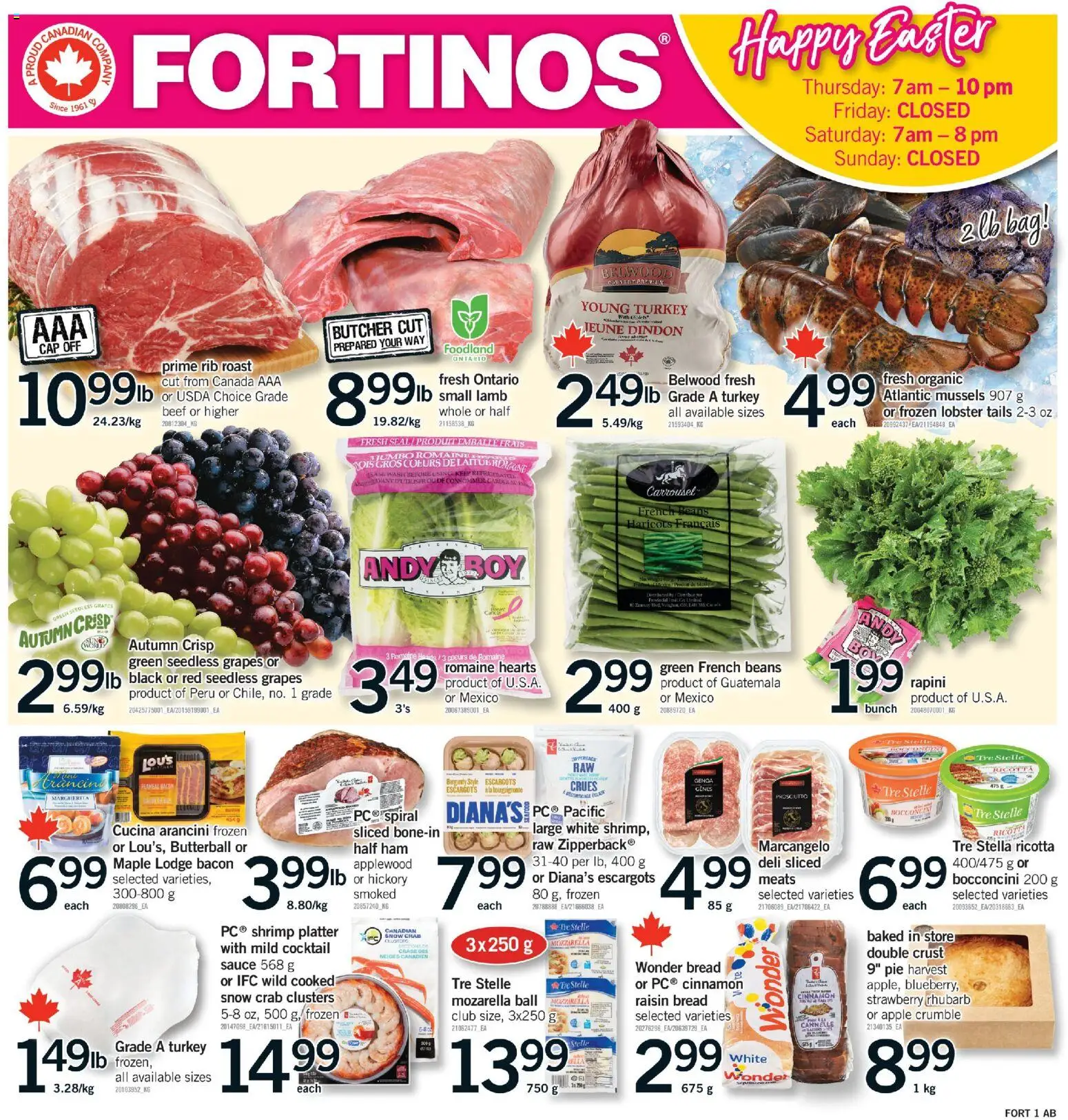 Preview of leaflet Fortinos weekly flyer - Hamilton from shop Fortinos is valid from Apr 02, 2026