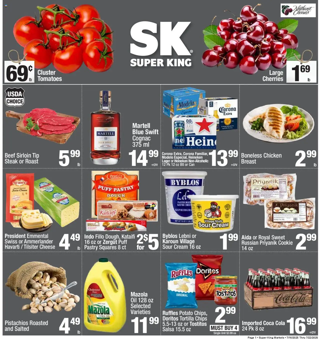 Super King Weekly Ad from 07/16/2025 - Flyer - Page number 1