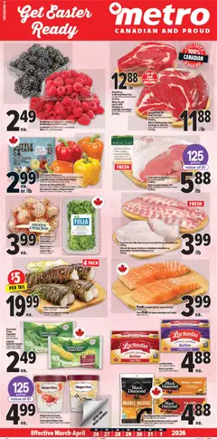 Preview of leaflet Metro weekly flyer - Trois-Pistoles from shop Metro is valid from Mar 26, 2026
