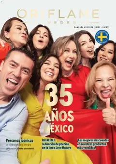 Vista previa las ofertas de la tienda Oriflame - Campaña 3 2026 desde el 14/02/2026 