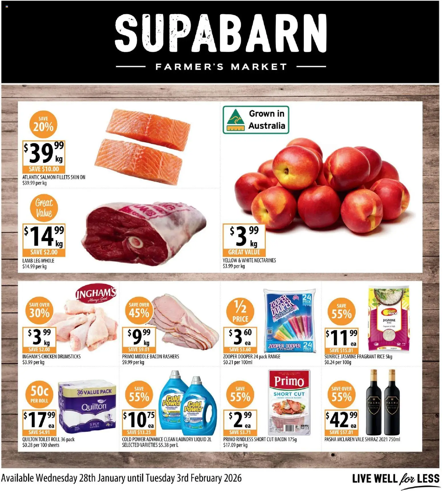 Preview of catalogue Catalogue from shop Supabarn valid 28/01/2026
