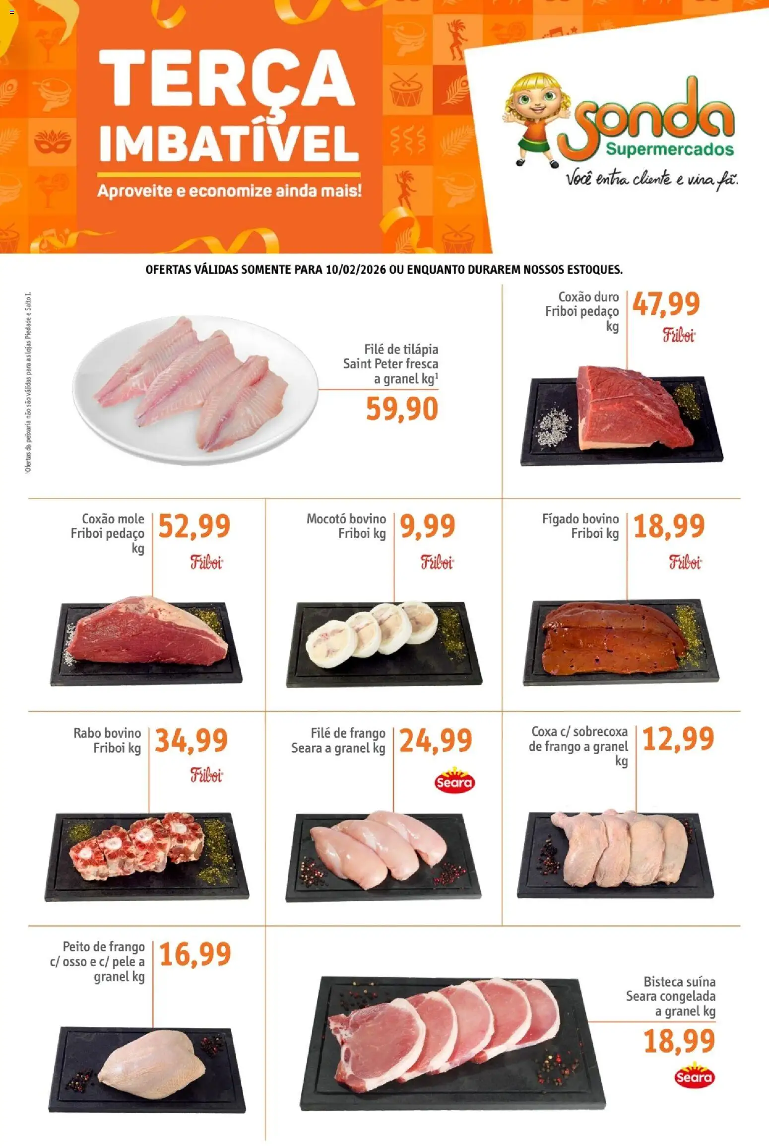 Pré-Visualização do folheto "Ofertas Terça Imbativel" da loja Sonda válido a partir de 10/02/2026