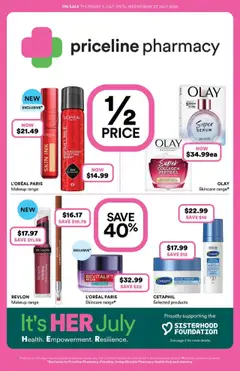 Preview of catalogue Catalogue from shop Priceline Pharmacy valid 02/07/2025