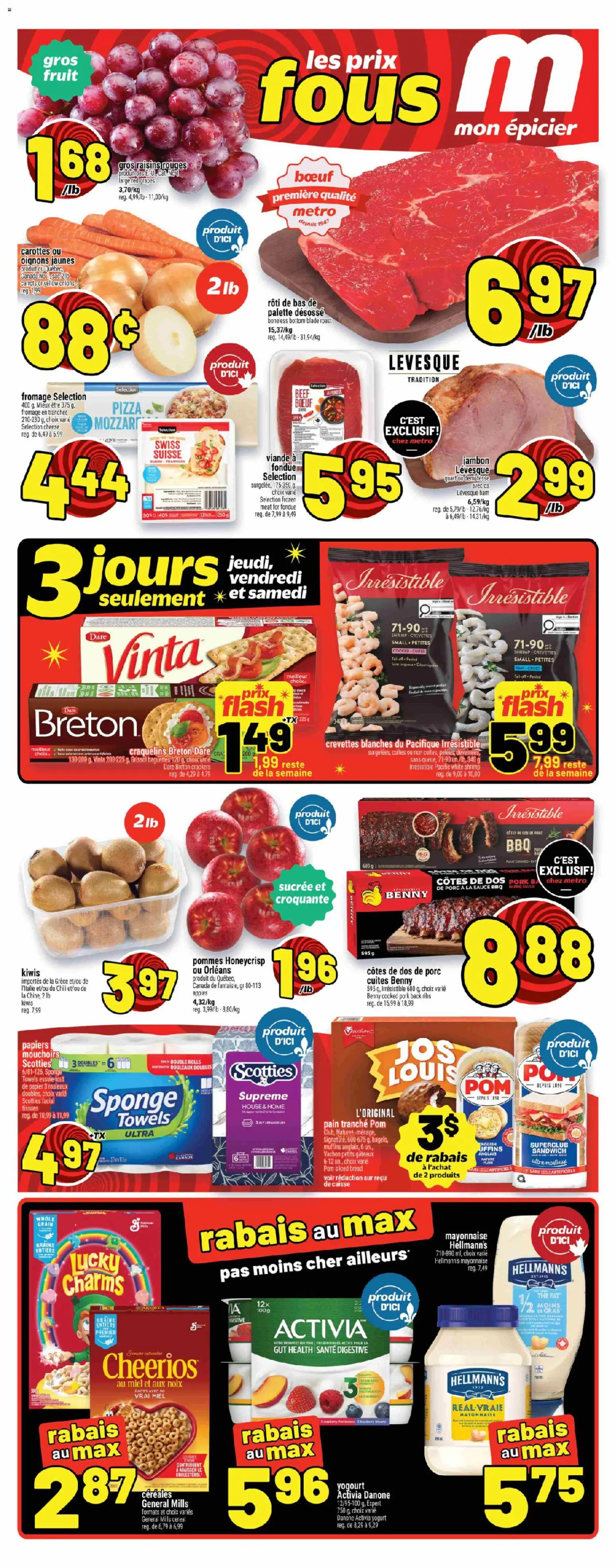 Preview of leaflet Louiseville from shop Metro is valid from Nov 06, 2025