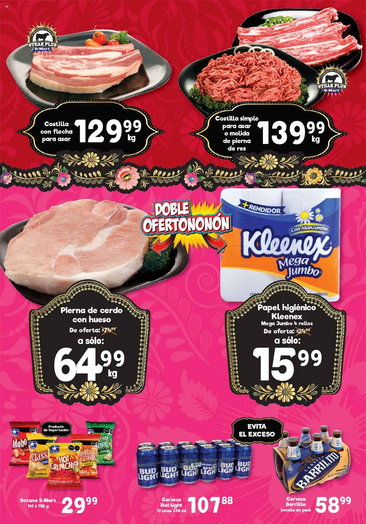 Folleto - Nuevo Laredo S-Mart y sus promociones válidas desde el 12/09/2025 - Número de página 1