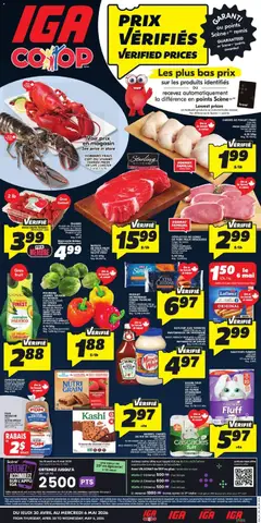 Preview of leaflet IGA weekly flyer / circulaire from shop IGA is valid from Apr 30, 2026