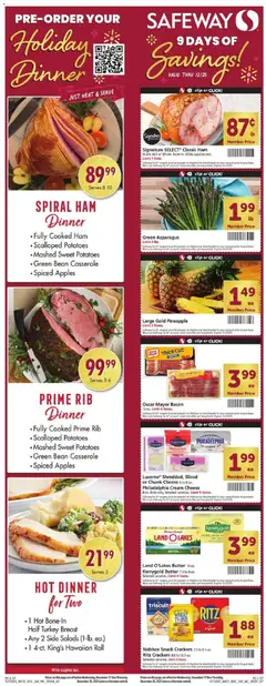 Ad Preview of Safeway Weekly Ad from 12/17/2025