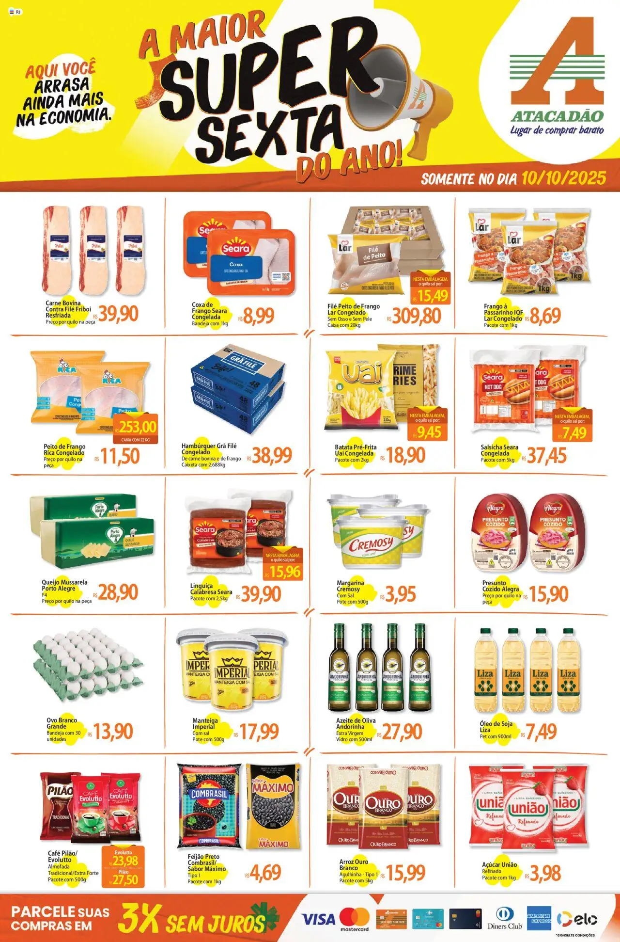 Atacadão folheto "Ofertas - RJ" válido a partir de 10/10/2025 - número de página 1