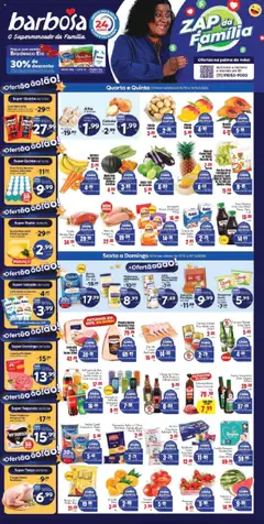 Pré-Visualização do folheto "Ofertas Rede e Interior" da loja Barbosa Supermercados válido a partir de 15/10/2025