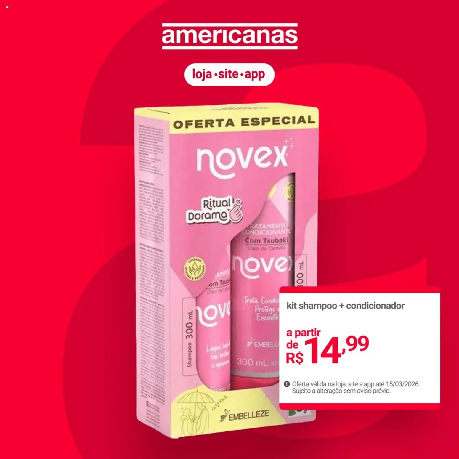 Pré-Visualização do folheto "Lojas Americanas - Ofertas atuais" da loja Lojas Americanas válido a partir de 15/03/2026
