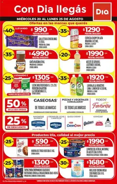 Vista previa del folleto de la tienda Dia válido desde el 20/08/2025 