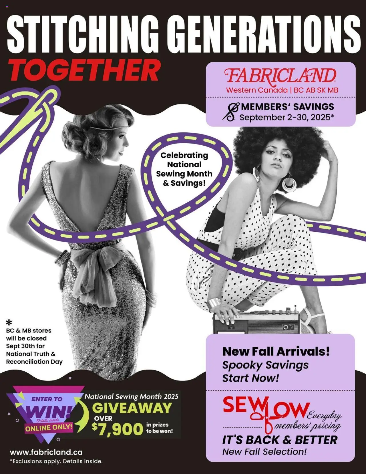 Fabricland flyer valid from Sep 02, 2025 - page number 1