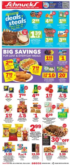 Ad Preview of Schnucks Ad from 02/18/2026