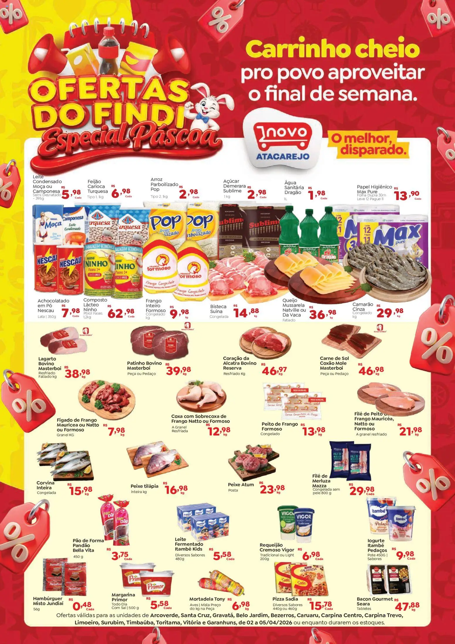 Pré-Visualização do folheto "Novo Atacarejo ofertas do Findi" da loja Novo Atacarejo válido a partir de 02/04/2026
