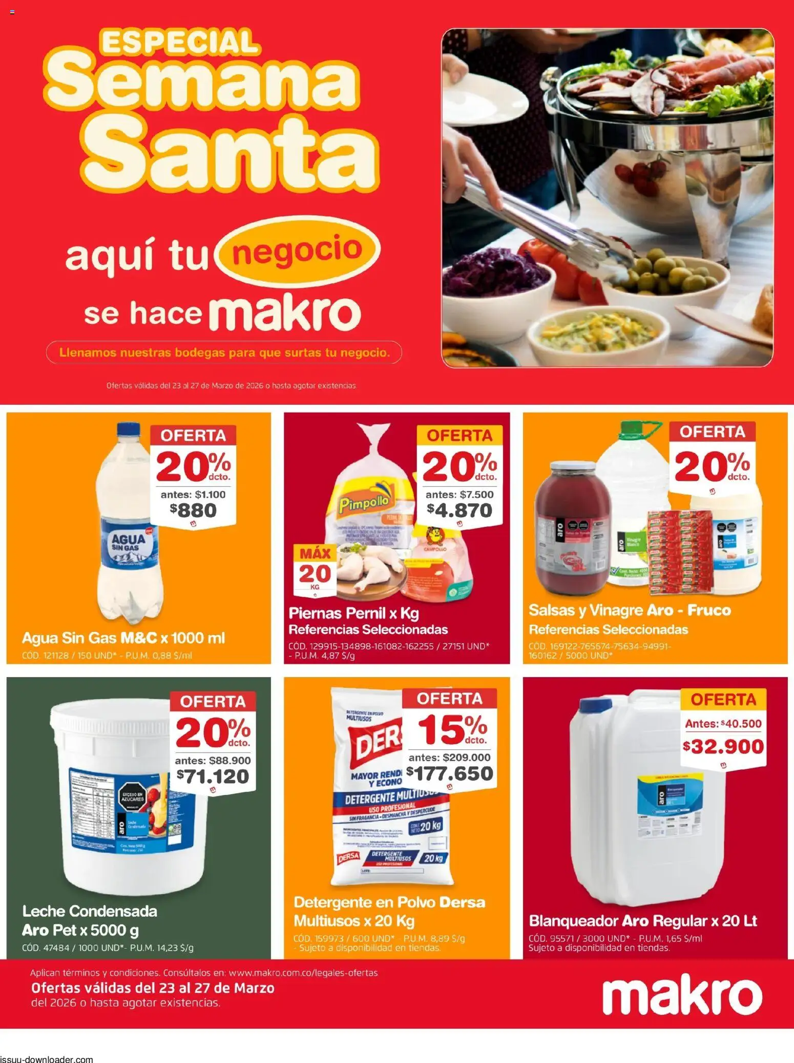  Vista previa del prospecto Makro catálogo especial del almacen Makro válida del 23/03/2026 al 27/03/2026