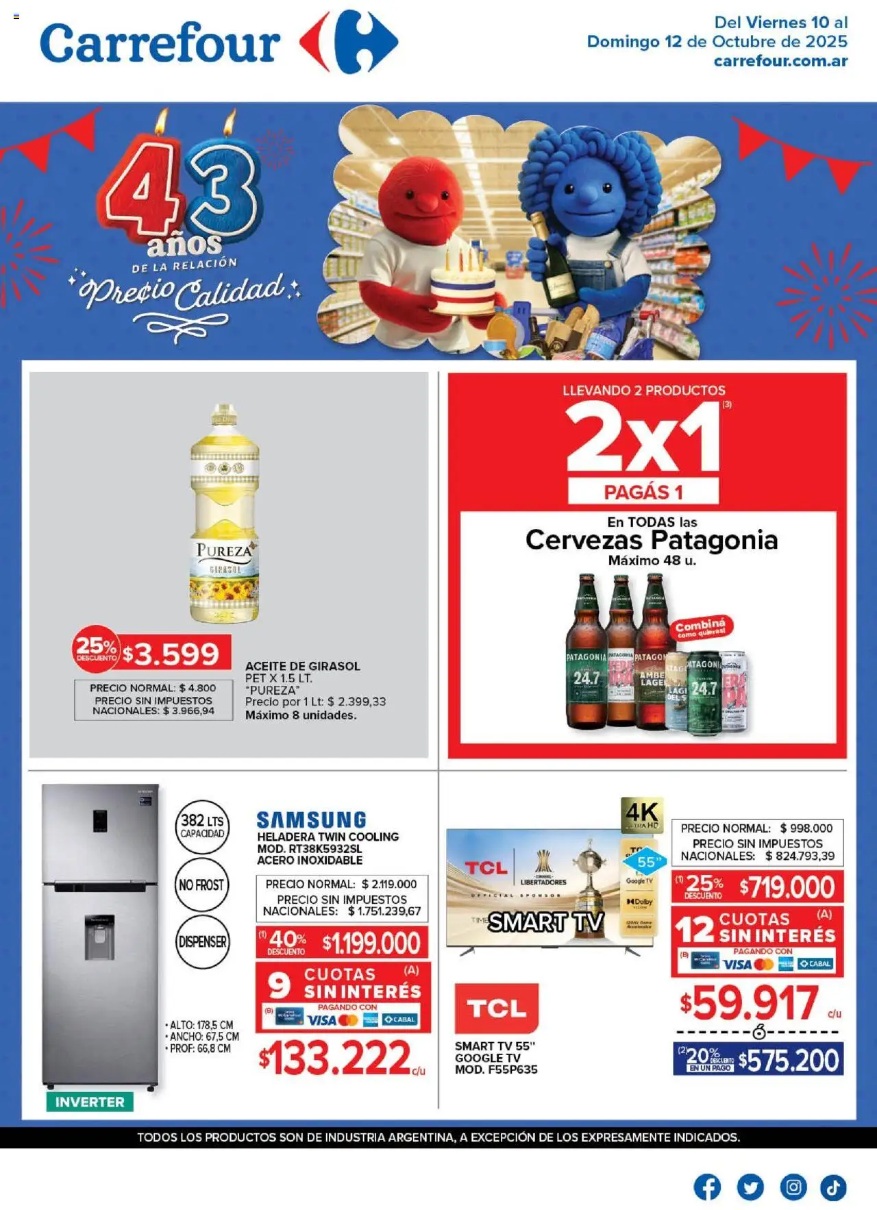 Carrefour Ofertas fin de semana | 10 Octubre - fe3dd6a0-bbf5-4866-9e57-df109e9d70c1 del 10/10/2025 >> Catálogo