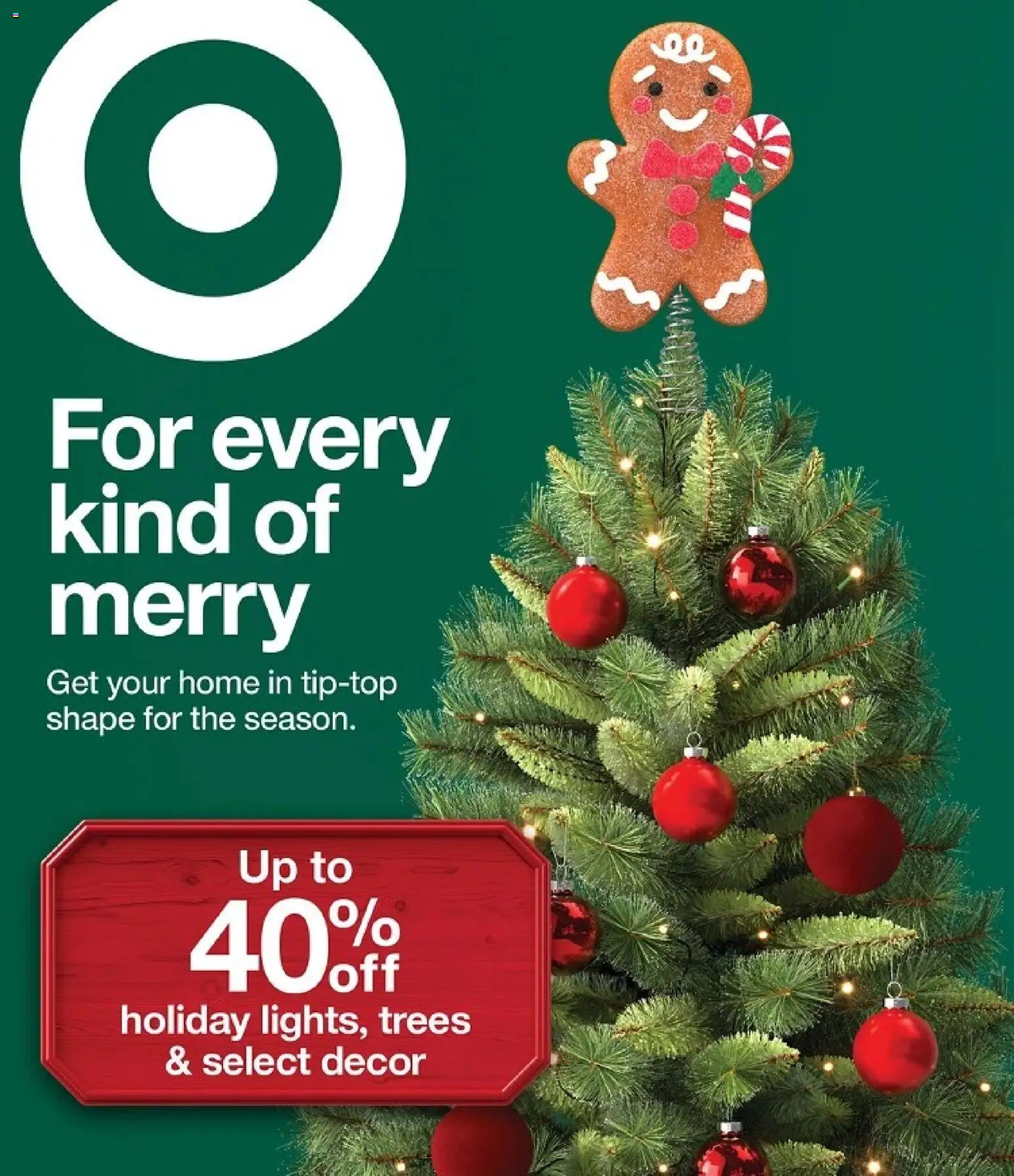 Vista previa las ofertas de la tienda Target - Folleto For every kind of merry desde el 09/11/2025 