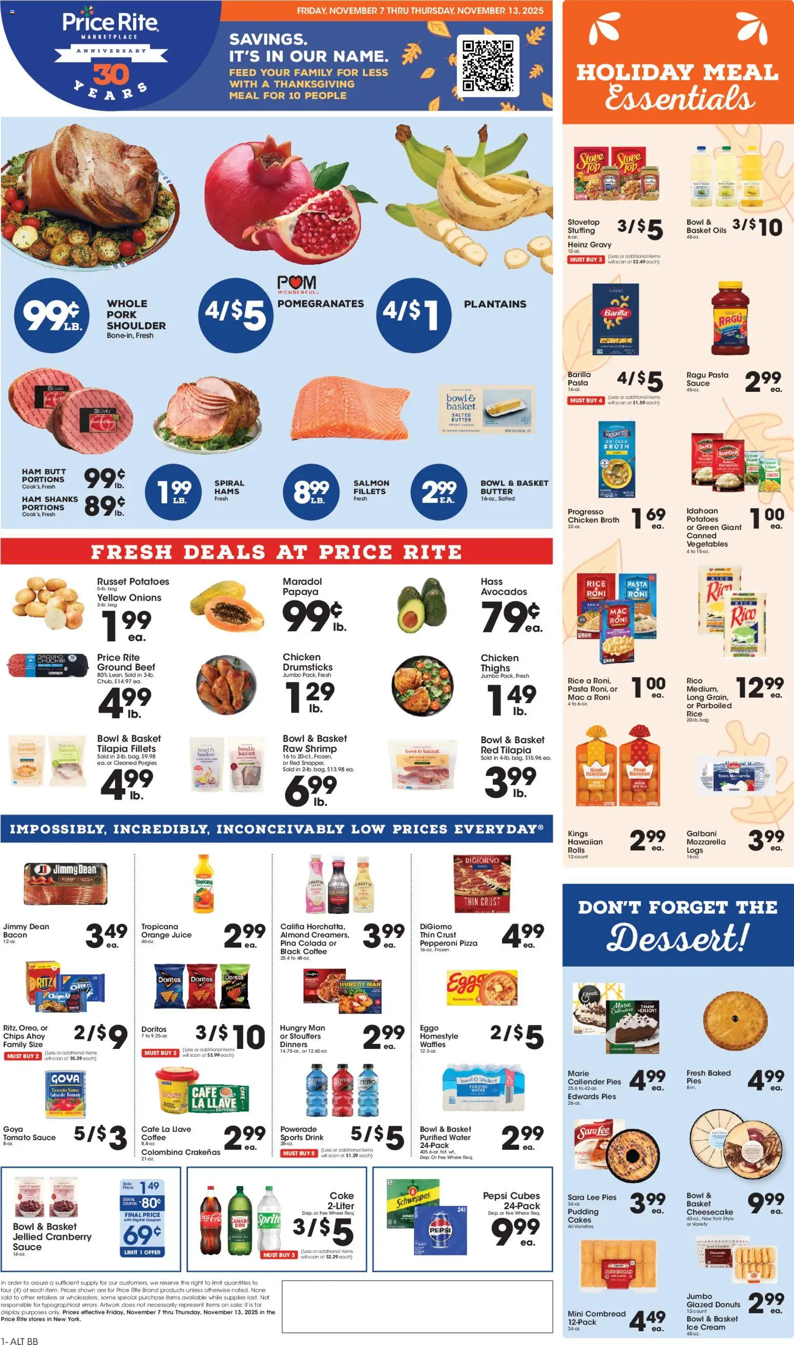 Ad Preview of Price Rite Weekly Ad from 11/07/2025