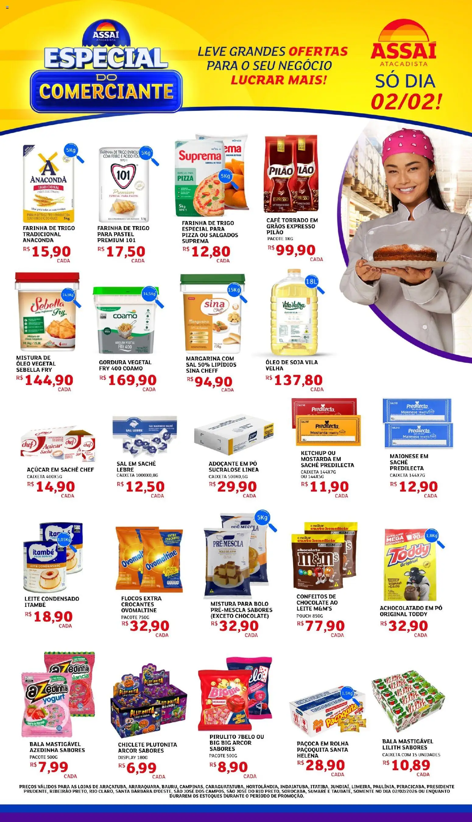 Pré-Visualização do folheto "Encarte - SP" da loja Assaí Atacadista válido a partir de 02/02/2026