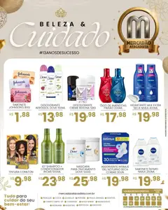 Pré-Visualização do folheto "Ofertas Beleza & Cuidado" da loja Mercadão Atacadista válido a partir de 28/10/2025