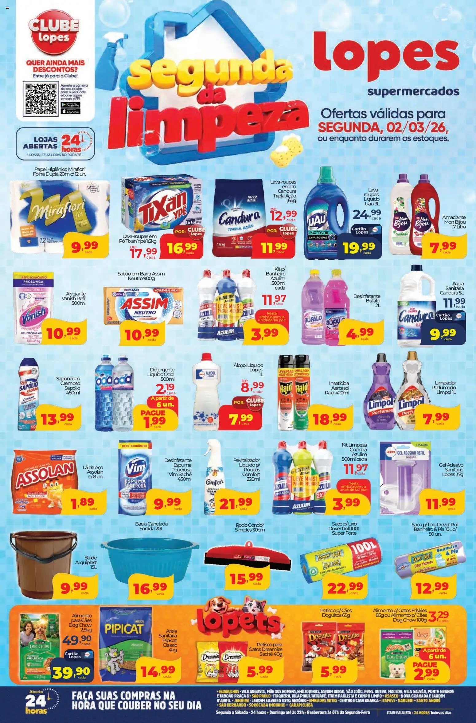 Pré-Visualização do folheto "Lopes Supermercados - Ofertas da semana" da loja Lopes Supermercados válido a partir de 02/03/2026