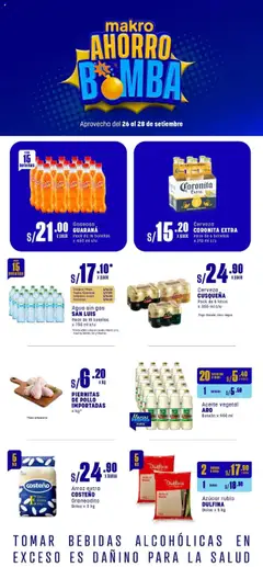 Vista previa de Volante FDS #4 Septiembre de la tienda Makro válido desde 26/09/2025