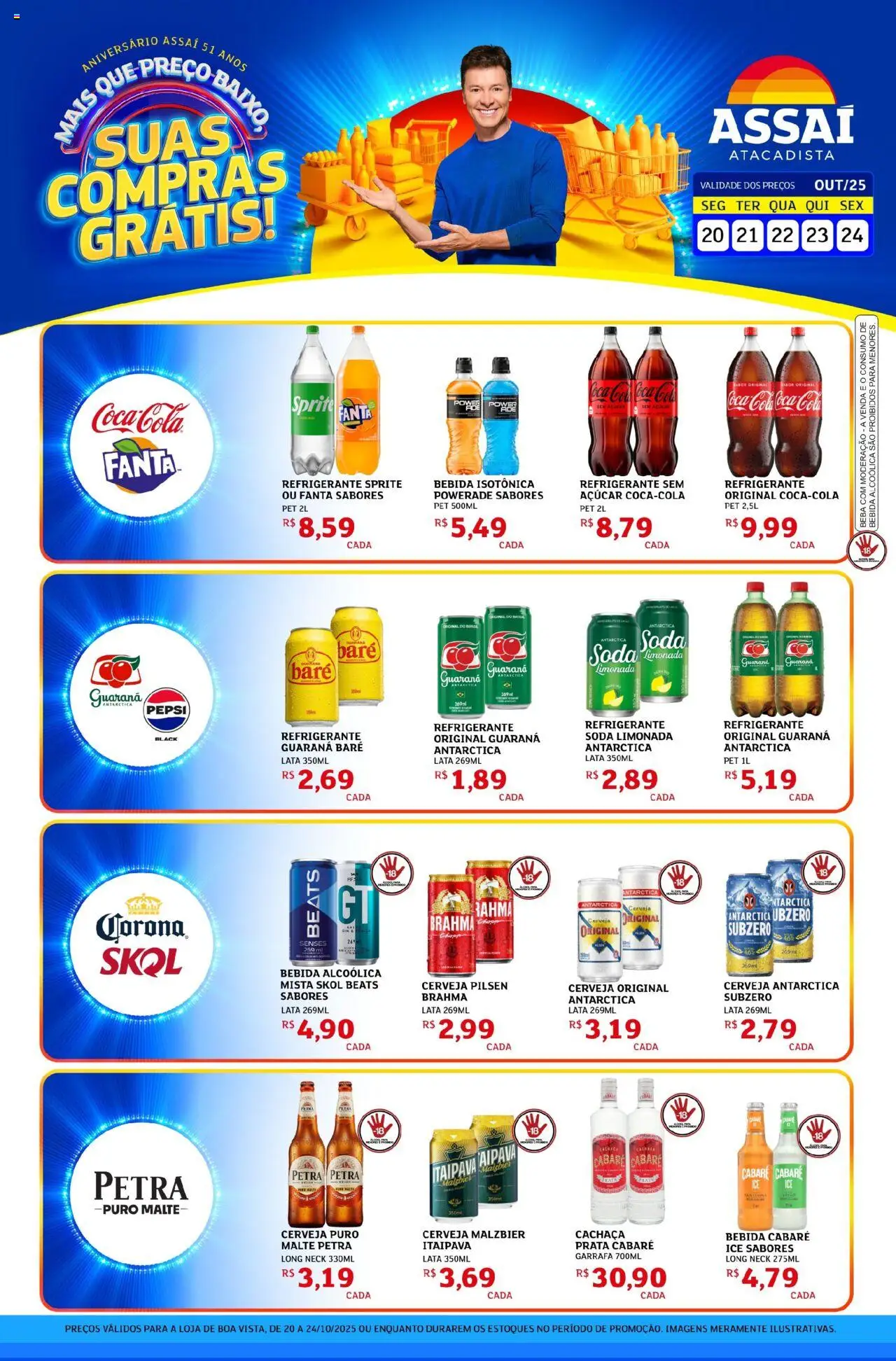 Assaí Atacadista folheto "Encarte - RR" válido a partir de 20/10/2025 - número de página 1