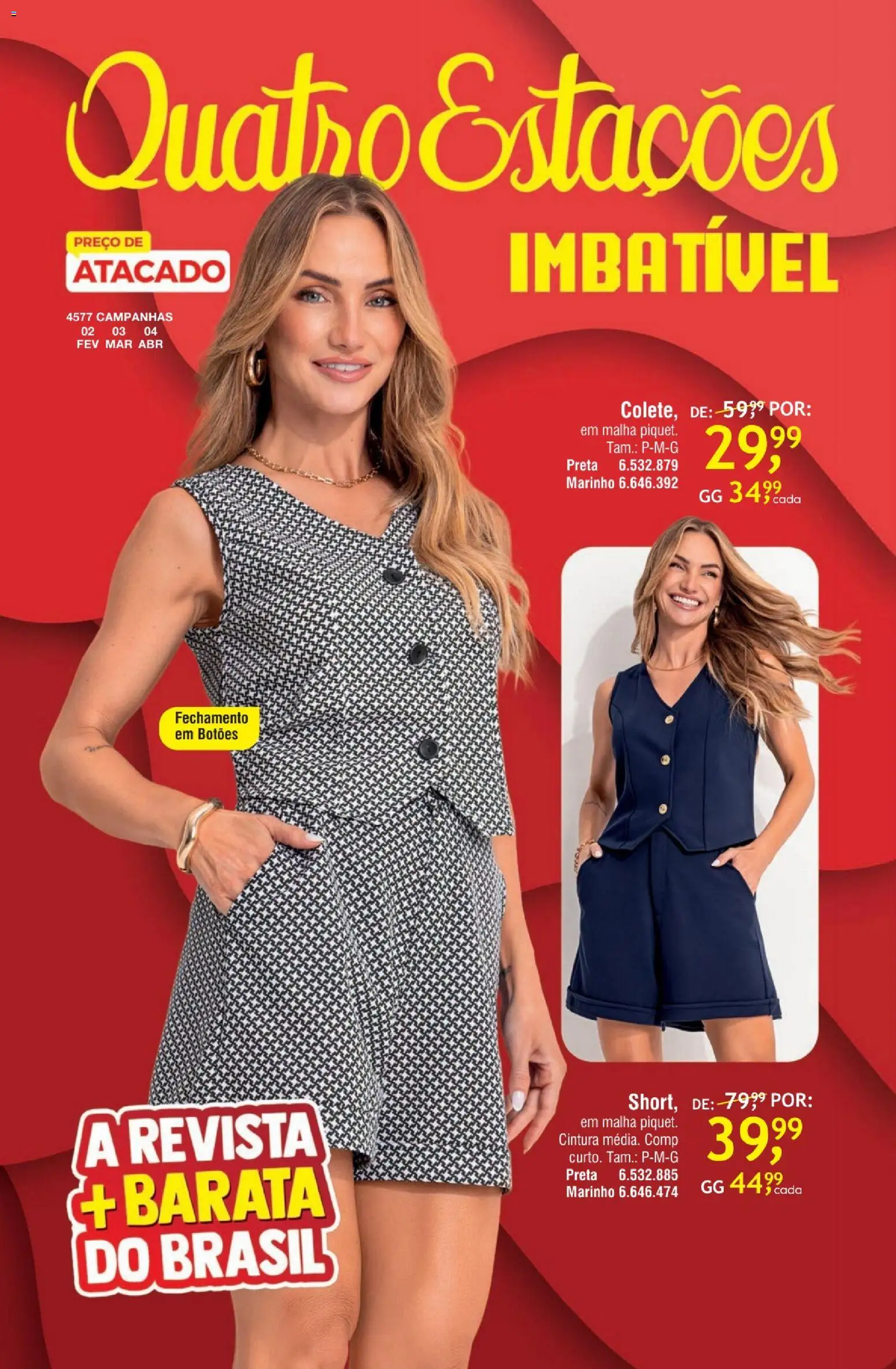 Pré-Visualização do folheto "Catálogo 02-03-04" da loja Quatro Estações válido a partir de 01/02/2026 - Revista