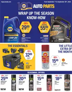Preview of leaflet Weekly Flyer from shop NAPA Auto Parts is valid from Sep 01, 2025
