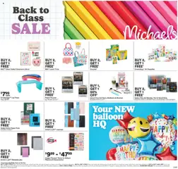 Un aperçu du dépliant Weekly flyer / circulaire du magasin Michaels est valide à partir 25 juill. 2025