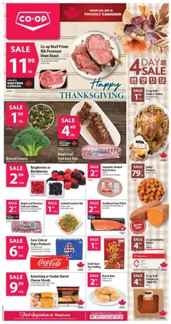 Preview of leaflet Weekly flyer / circulaire from shop Co-op Food is valid from Oct 09, 2025