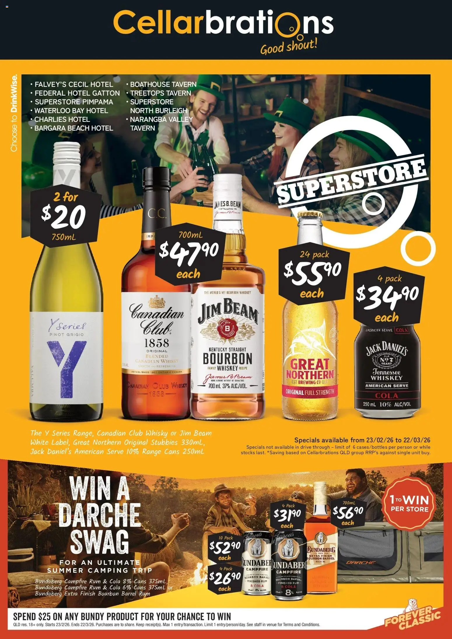 Preview of catalogue Good Shout! QLD SS 23/02 from shop Cellarbrations valid 22/02/2026