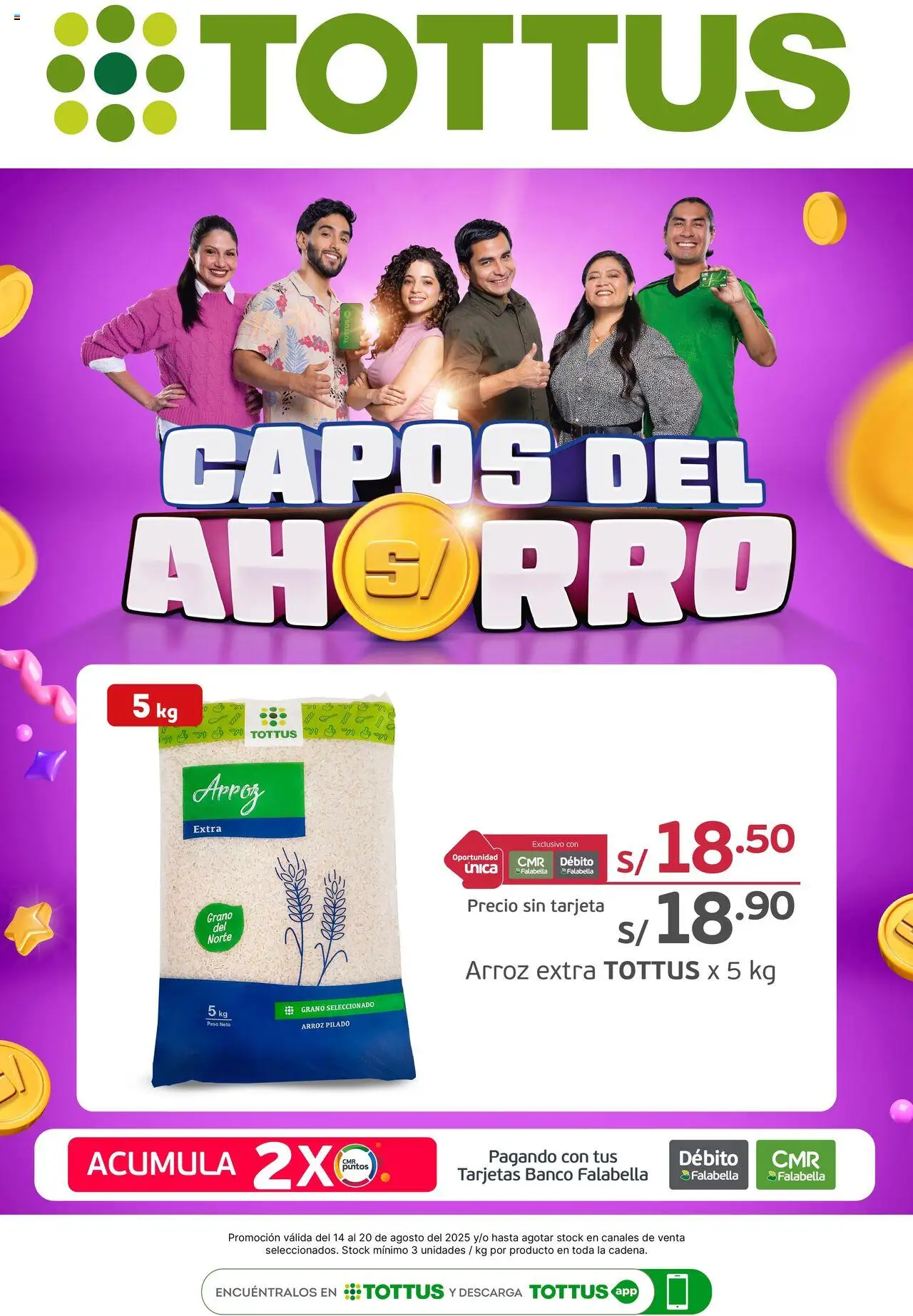 Tottus Catálogo (14/08/2025 - 20/08/2025) - ofertas de hoy - número de página 1