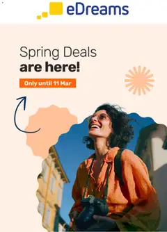 Preview of leaflet eDreams from shop Deals is valid from Mar 06, 2026