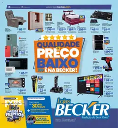 Pré-Visualização do folheto "Ofertas Agosto" da loja Lojas Becker válido a partir de 01/08/2025