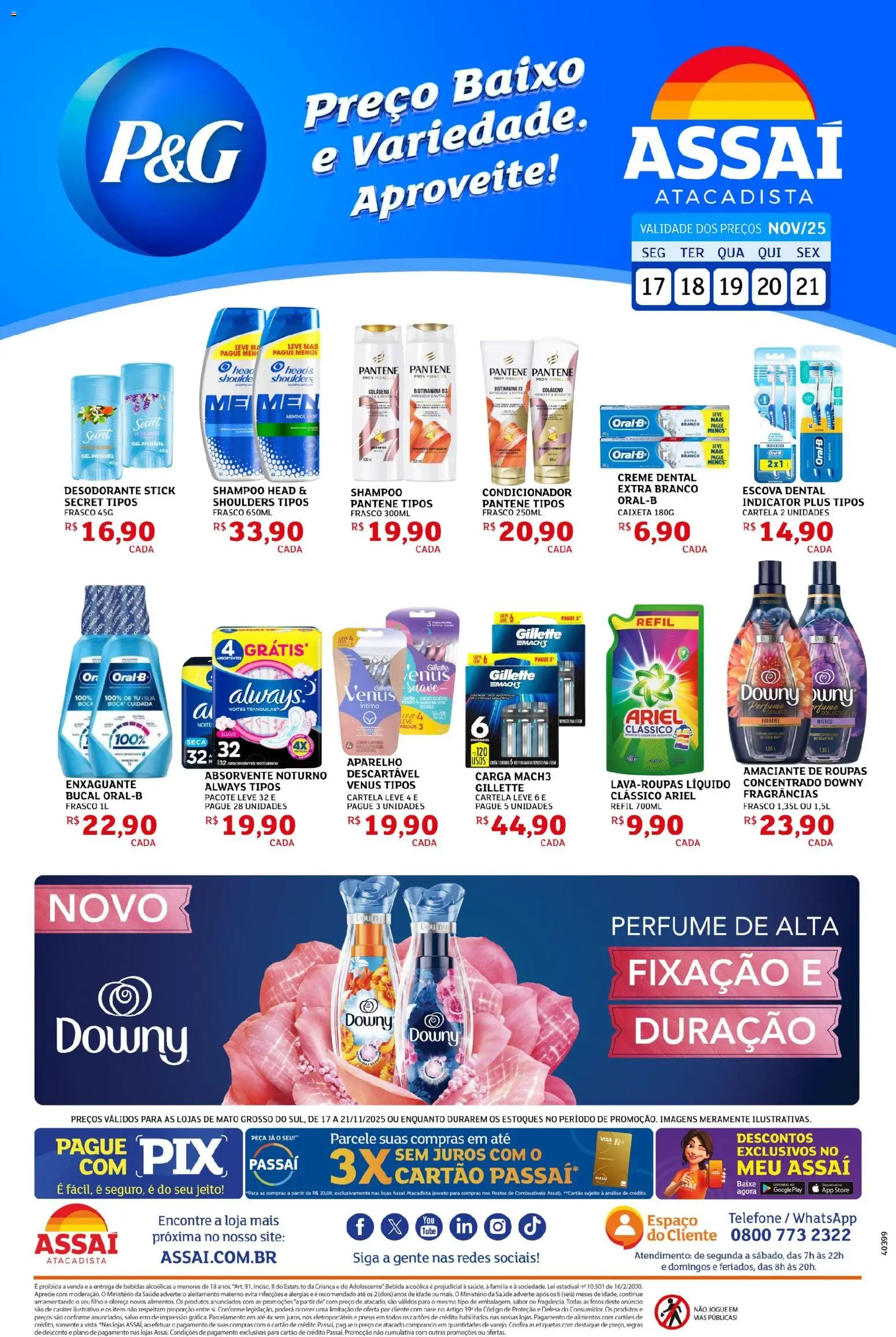 Pré-Visualização do folheto "Encarte - MS" da loja Assaí Atacadista válido a partir de 17/11/2025
