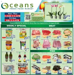 Preview of leaflet Weekly flyer / circulaire from shop Oceans is valid from Aug 22, 2025
