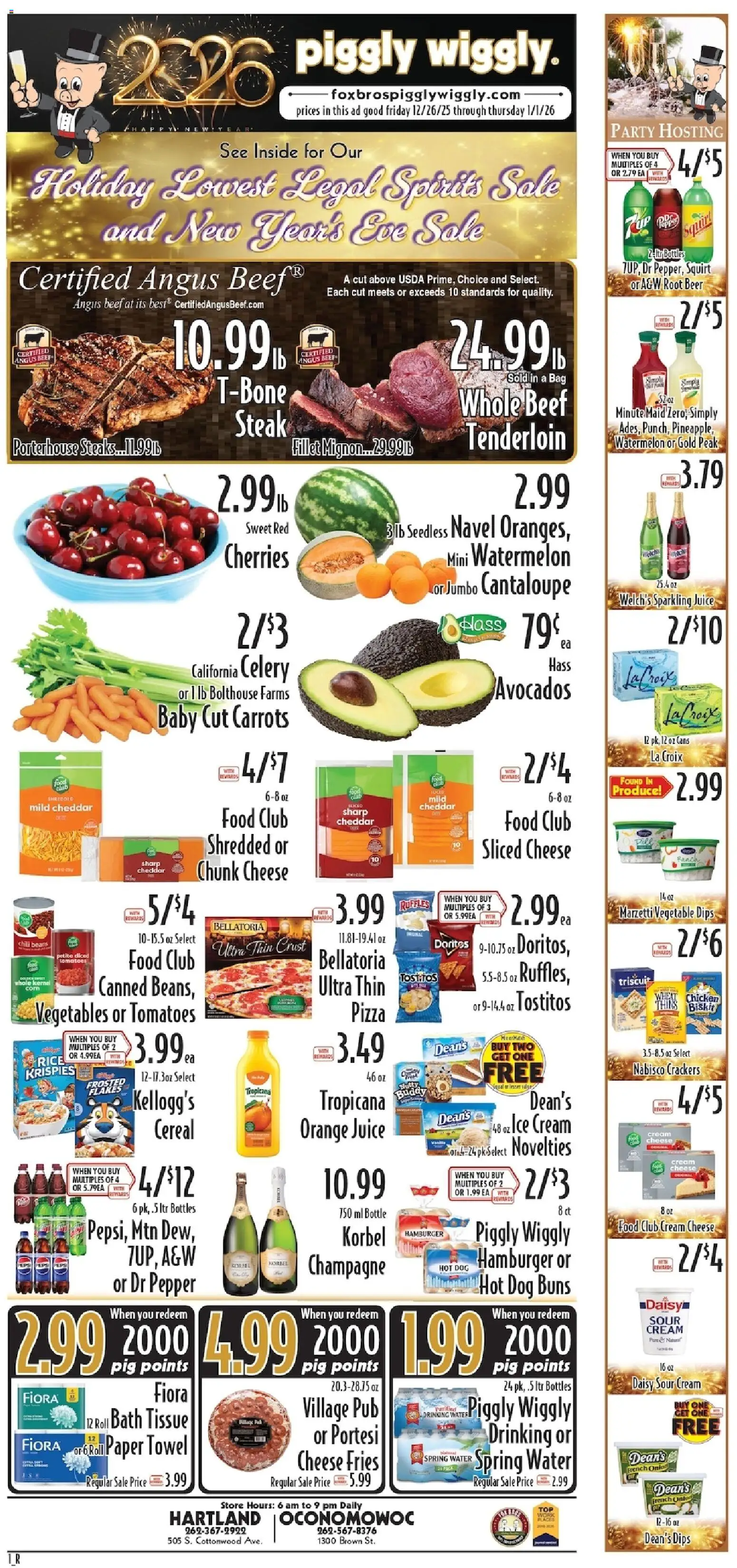 Ad Preview of Piggly Wiggly Weekly Ad from 12/26/2025