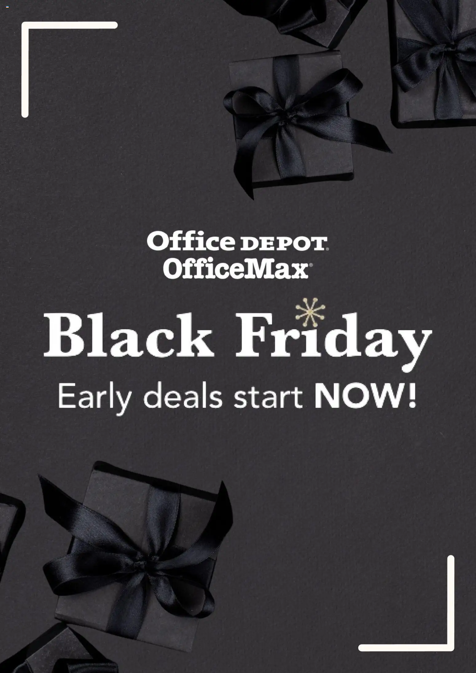 Ad Preview of Office Depot Black Friday from 11/09/2025