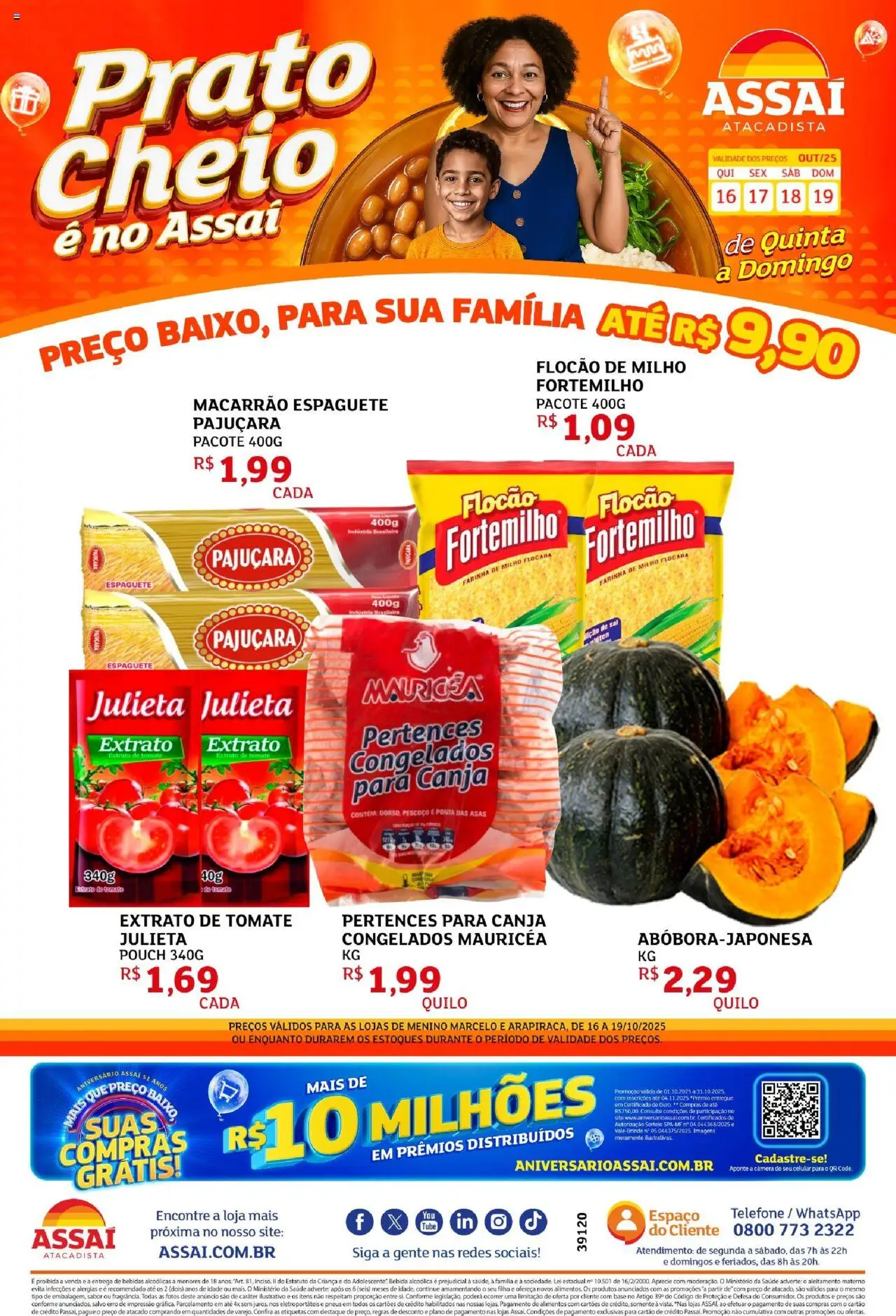 Assaí Atacadista folheto "Encarte - AL" válido a partir de 16/10/2025 - número de página 1