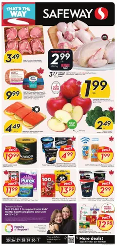 Preview of leaflet Weekly Flyer - BC from shop Safeway is valid from Sep 25, 2025
