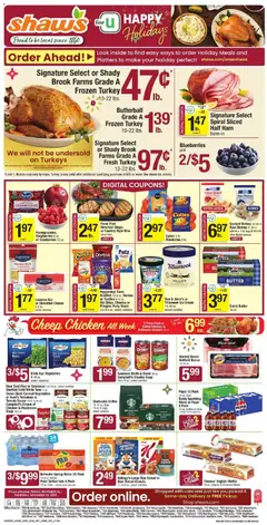 Ad Preview of Shaw's Weekly Ad from 11/14/2025 | Page: 1