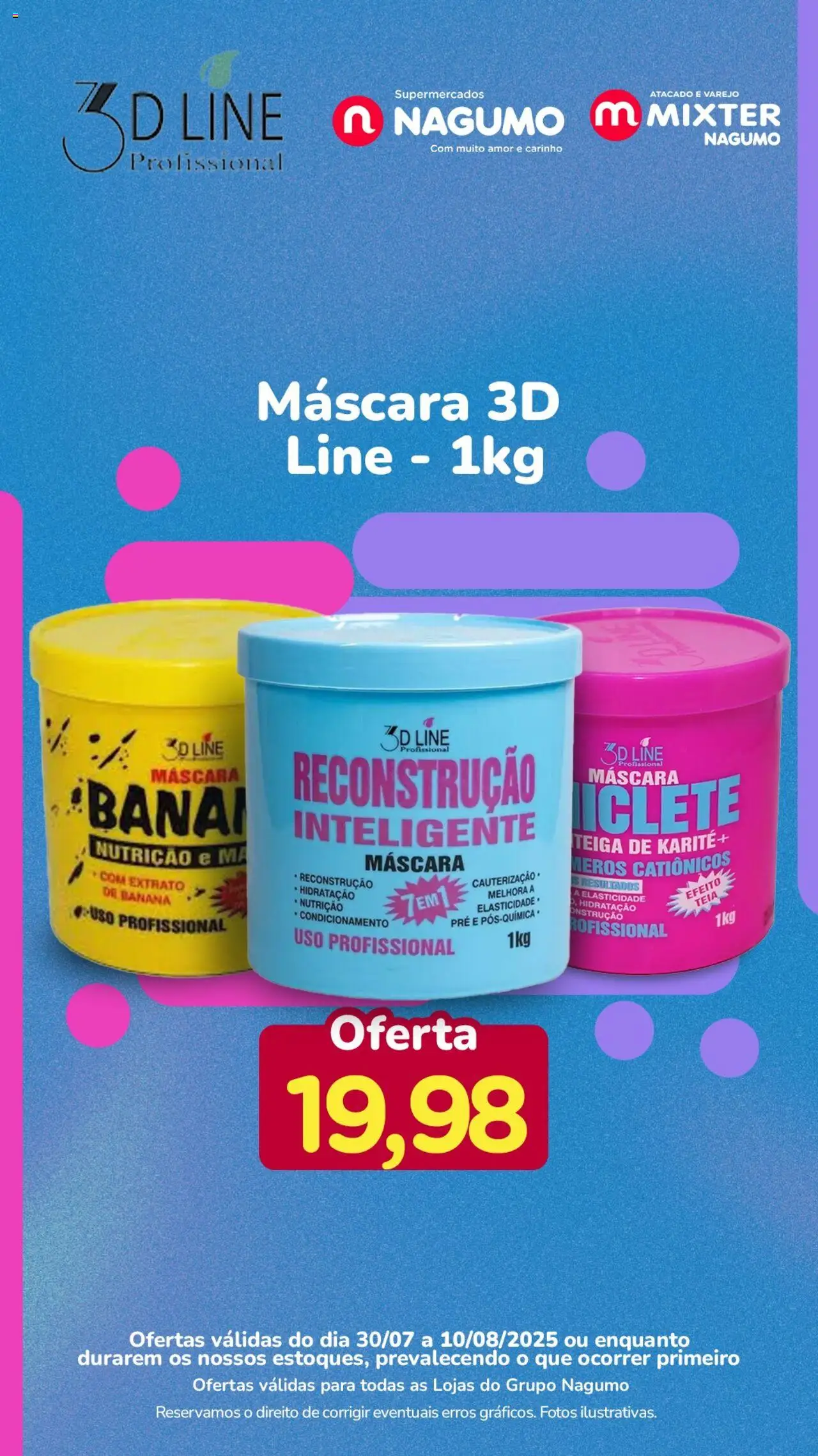 Nagumo folheto "Ofertas 3D Line" válido a partir de 30/07/2025 - número de página 1