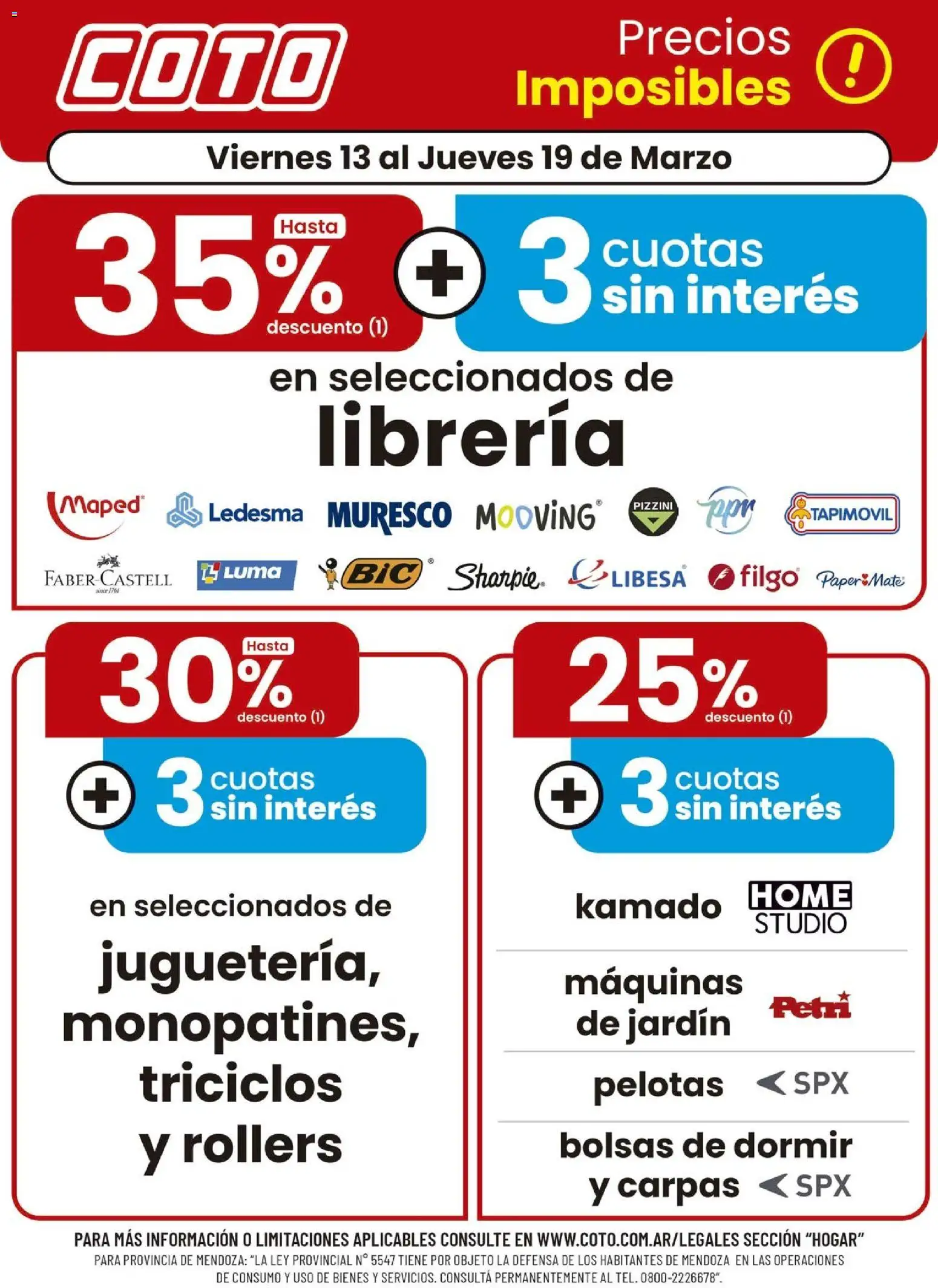 Vista previa del folleto de la tienda Coto válido desde el 13/03/2026 