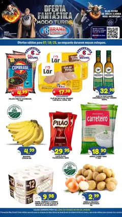 Pré-Visualização do folheto "Ofertas do Dia" da loja Bramil Supermercados válido a partir de 07/10/2025